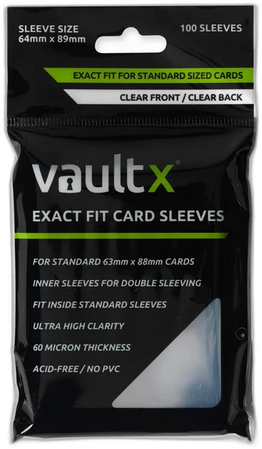 Packung Kartenhüllen Vault X Exact Fit